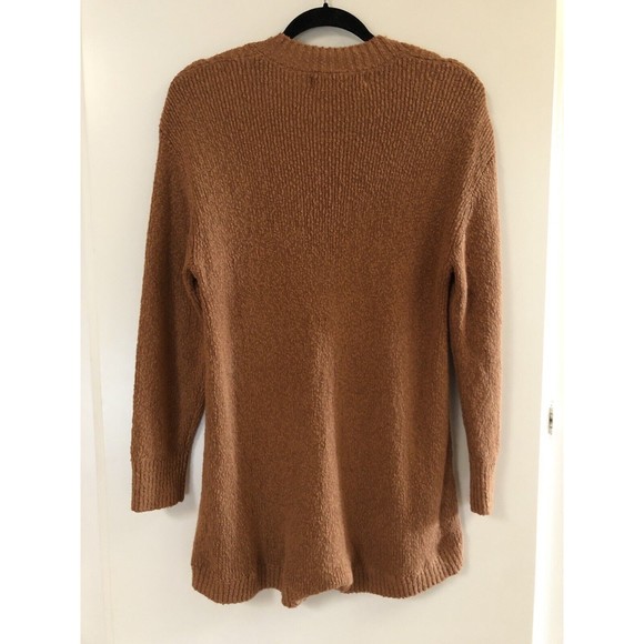 NEW Free People FP Beach Forever Sweater Romper Bran Brown Knit Short Buttons XS - Picture 6 of 6